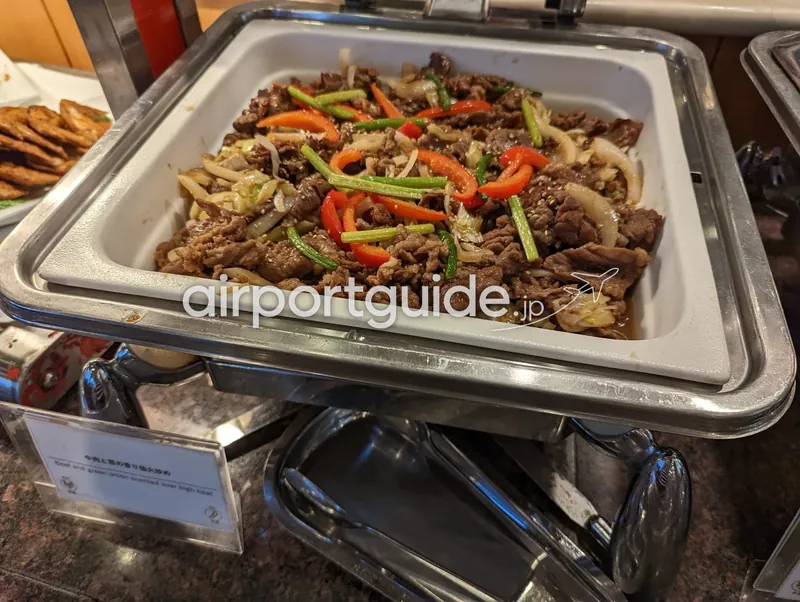 温菜。牛肉と葱の香り強火炒め。