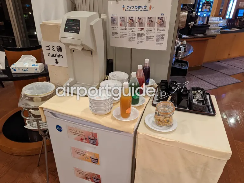 ソフトクリーム・デザートコーナー。